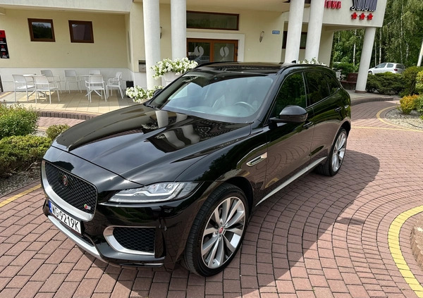 Jaguar F-Pace cena 149900 przebieg: 55000, rok produkcji 2016 z Górzno małe 781